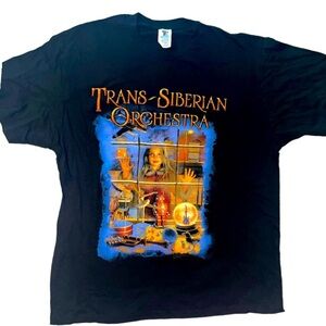Trans Siberian Orchestra Winter 2022 T-shirt Front And Back Graphics Size L